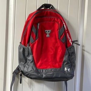 Under Armour Red Texas Tech backpack
